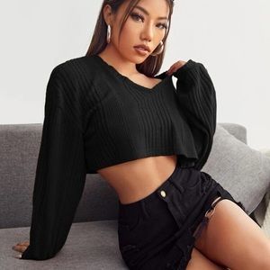 SHEIN V neck sweater